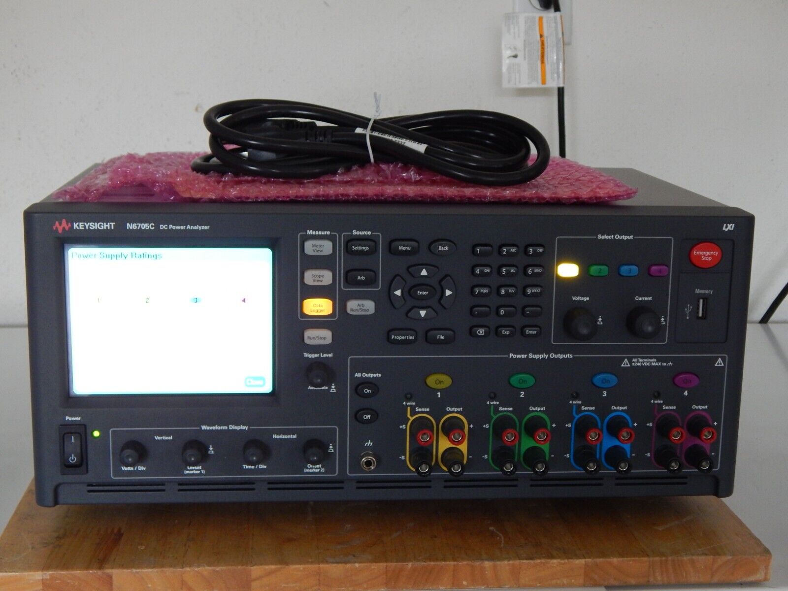 Keysight N6705C DC Power Analyzer, Modular, 600W, 4-Slot Keysight N6705C DC Power Analyzer, Modular, 600W, 4-Slot